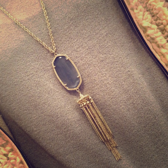 Kendra Scott Jewelry - Kendra Scott Rayne necklace - gold with gray